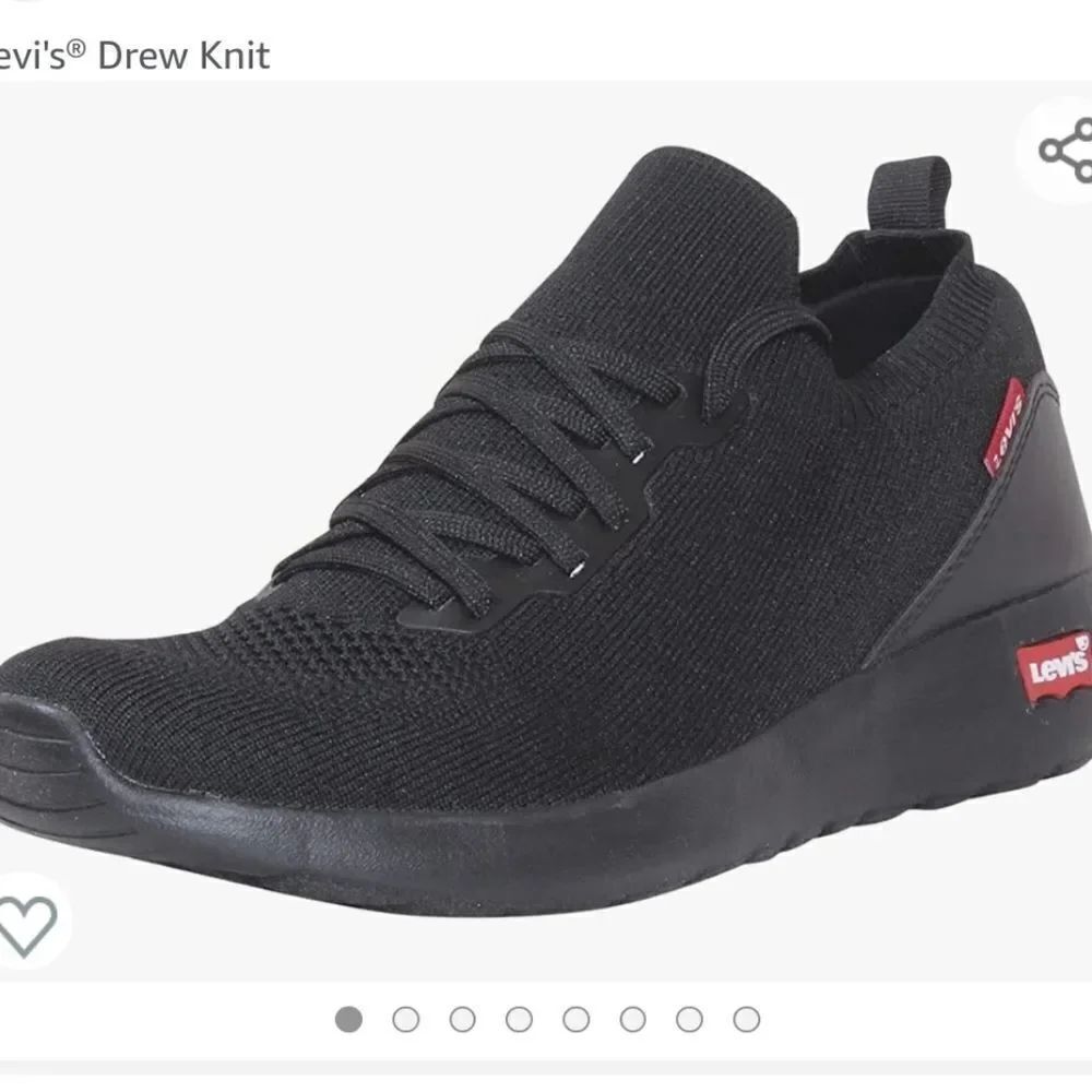 LEVI'S DREW KNIT LACE UP CLOSURE SLIP ON MEN'S SNEAKER